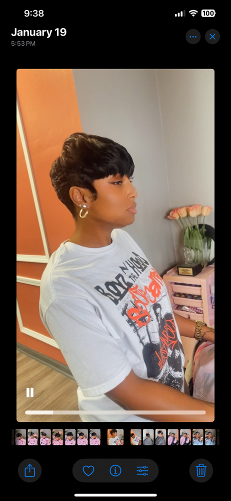 Simply Chic “Straight” (Short Hair) at The Goddess Glam Bar in Baton Rouge, LA