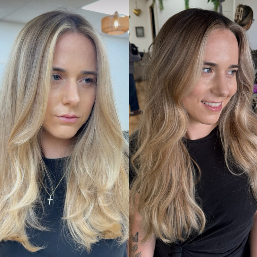 Root Smudge + Gloss at HAIR BY DIANNA Unleashed in Camarillo, CA