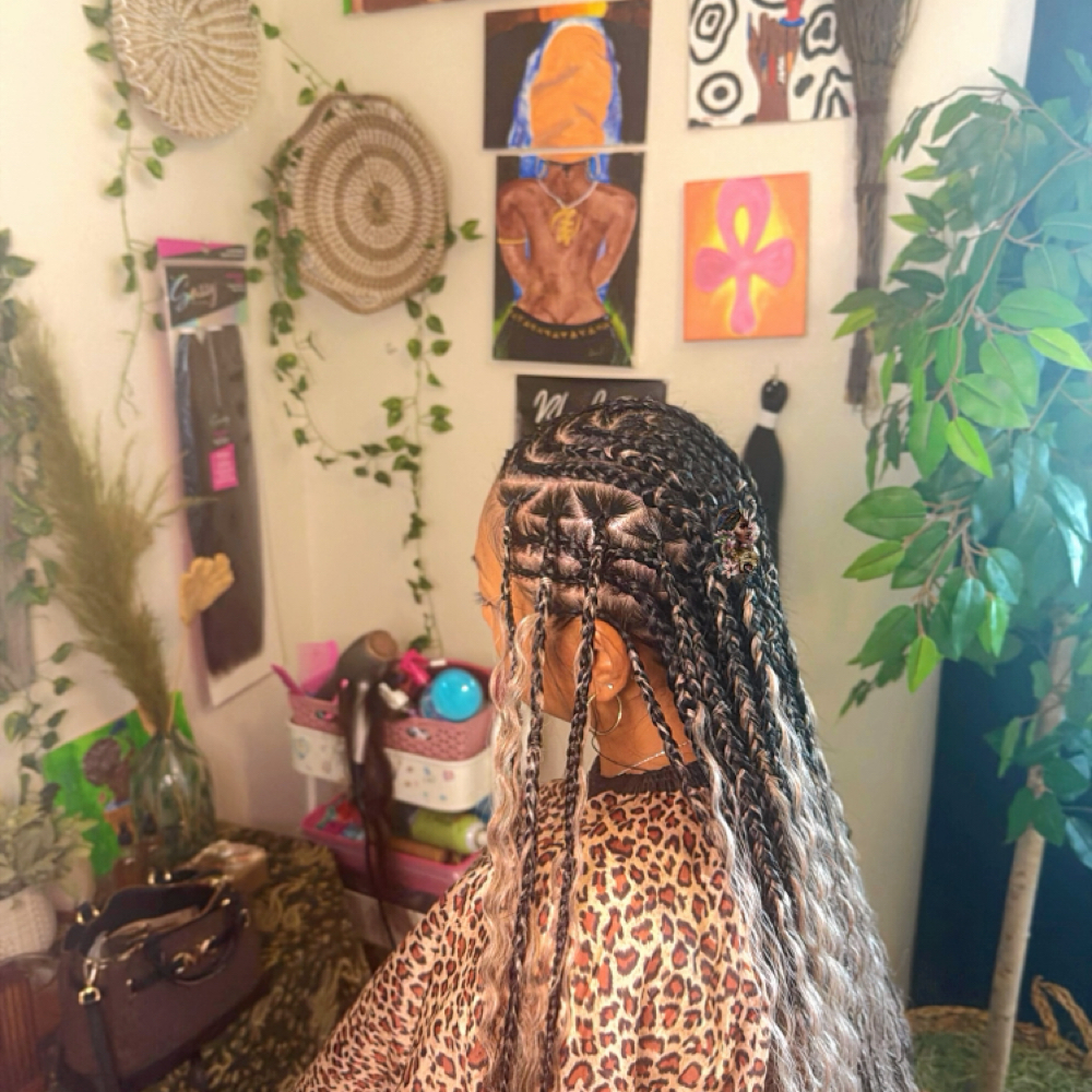 Fulani Braids MED at TwistedSistaLLC. in Kahului, HI