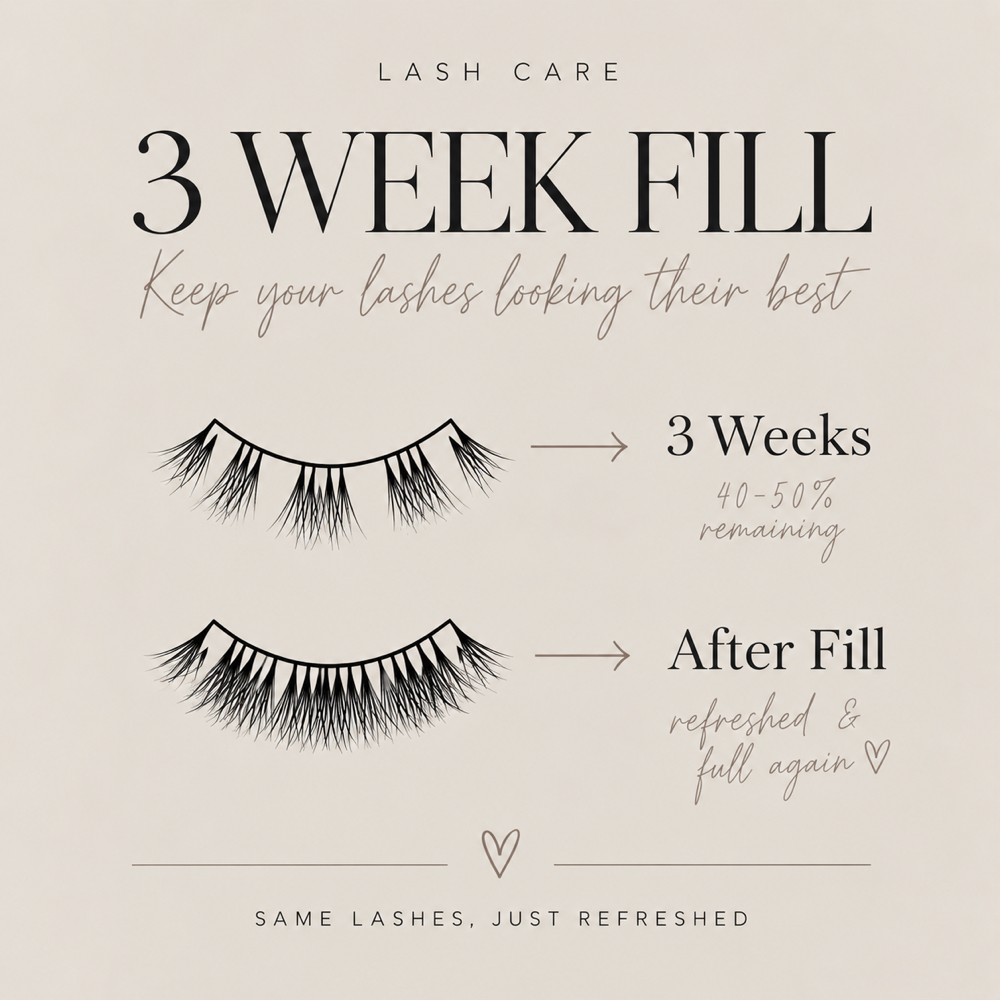 Lash fill 3 week at Kenna’s Esthetics in Sparks, NV