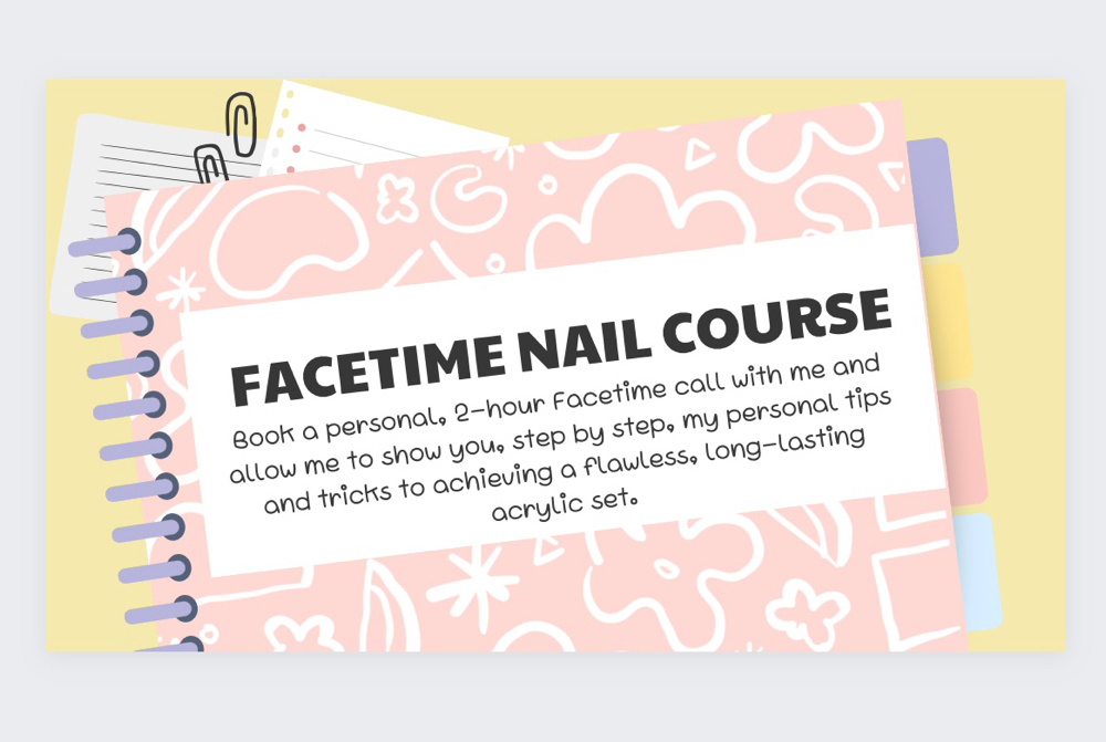 Facetime Nail Course