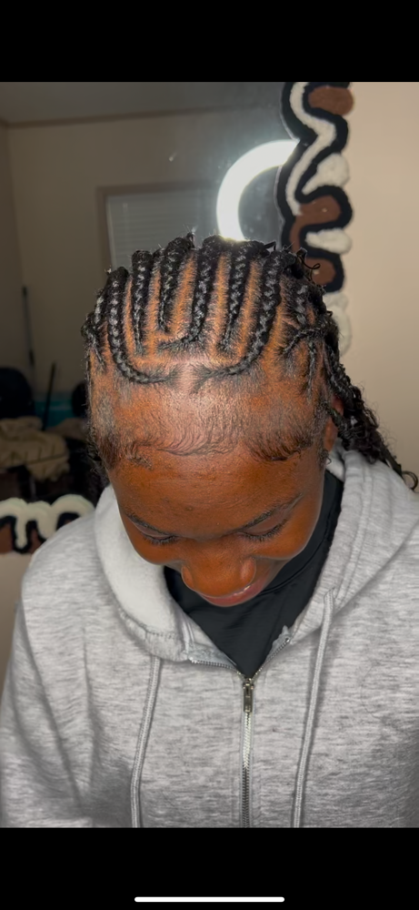 Medium Fulani Braids