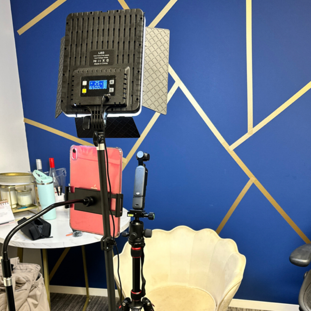Content Day at TLG LASH & BROW STUDIO in Nashville, TN