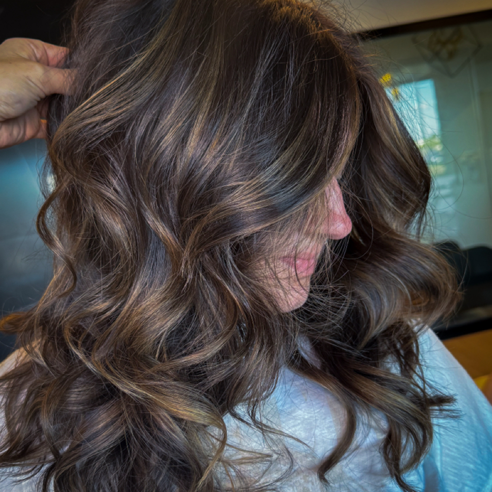 Dimensional Brunette at Bloom Hair Studio NJ in Turnersville, NJ