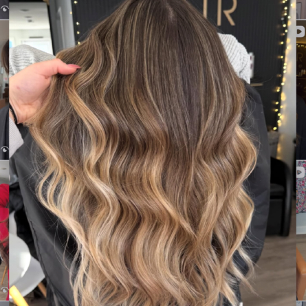 Half Head Balayage at The Hair Lounge in Pawling, NY