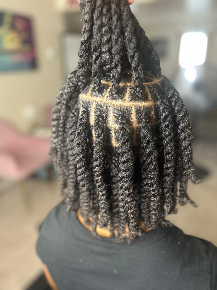 Natural Twist Small( No Hair Added)
