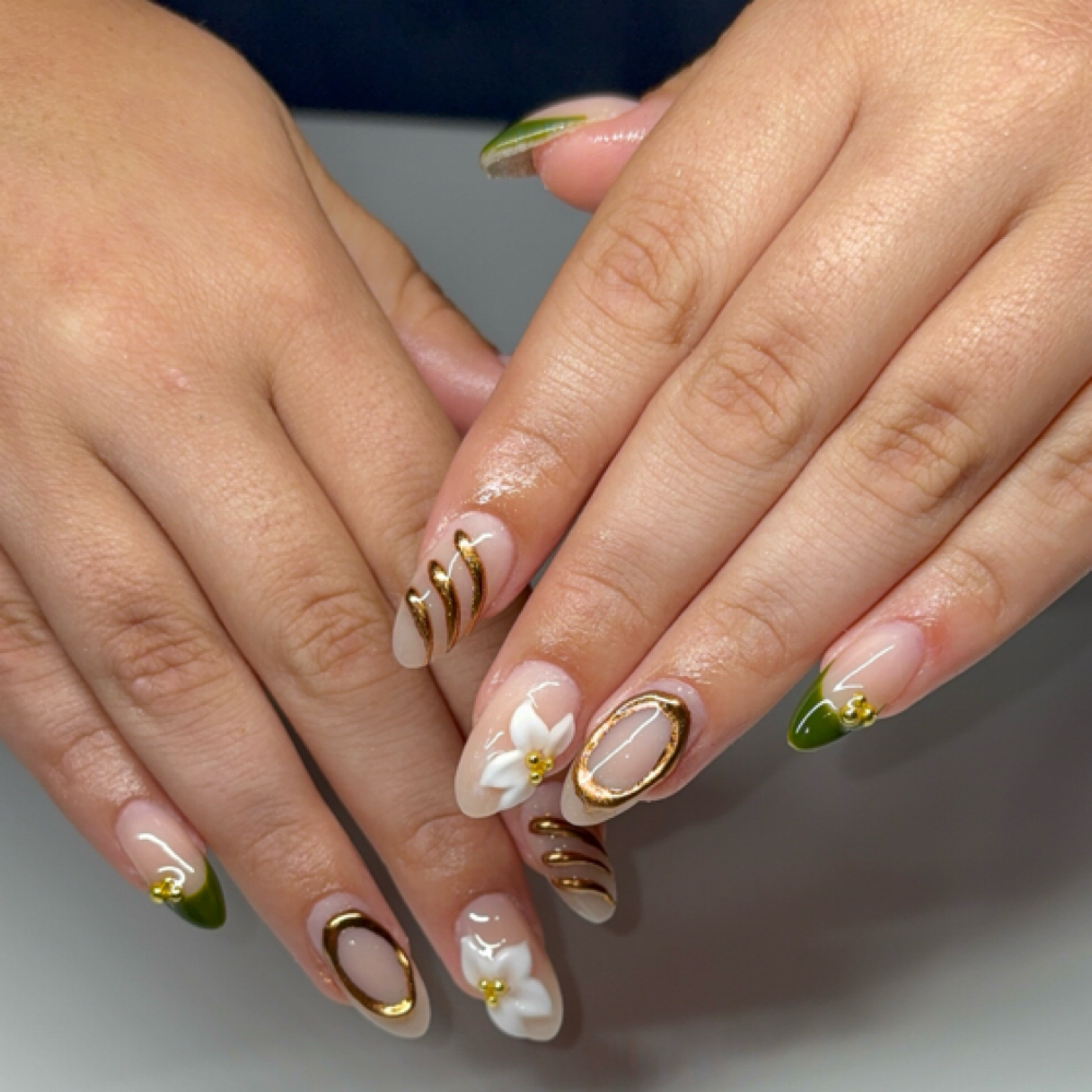 long acrylic full set at lyssacrylics in preston, CT