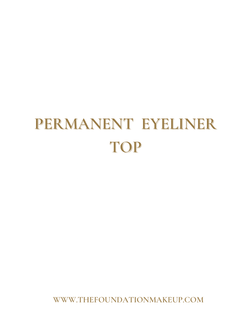 Permanent Eyeliner Top