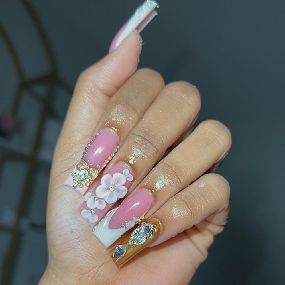 Acrylic Set at britsbeautynails in Midland, TX