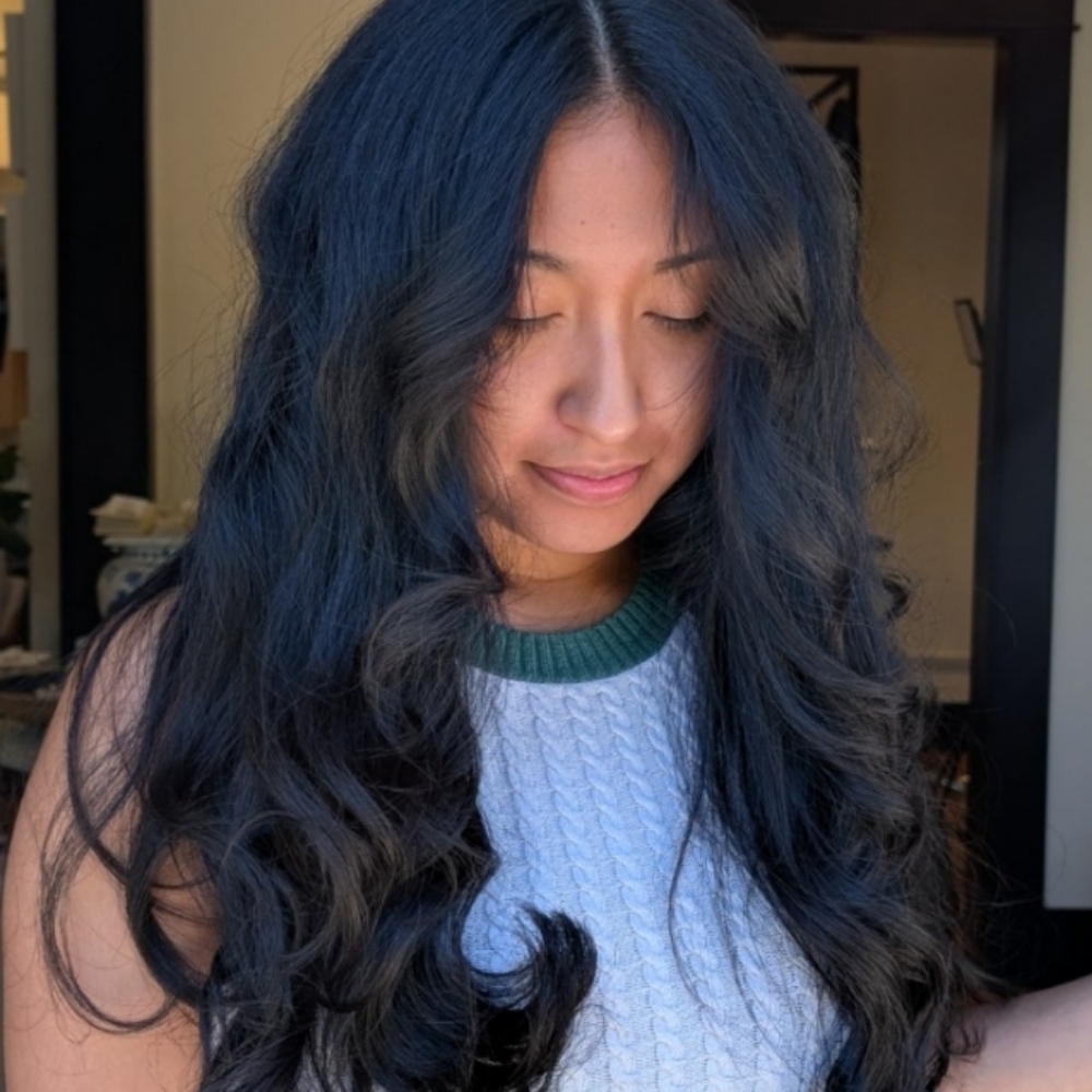 Long Curly Haircut at George Ellison Stylist in Colorado Springs, CO