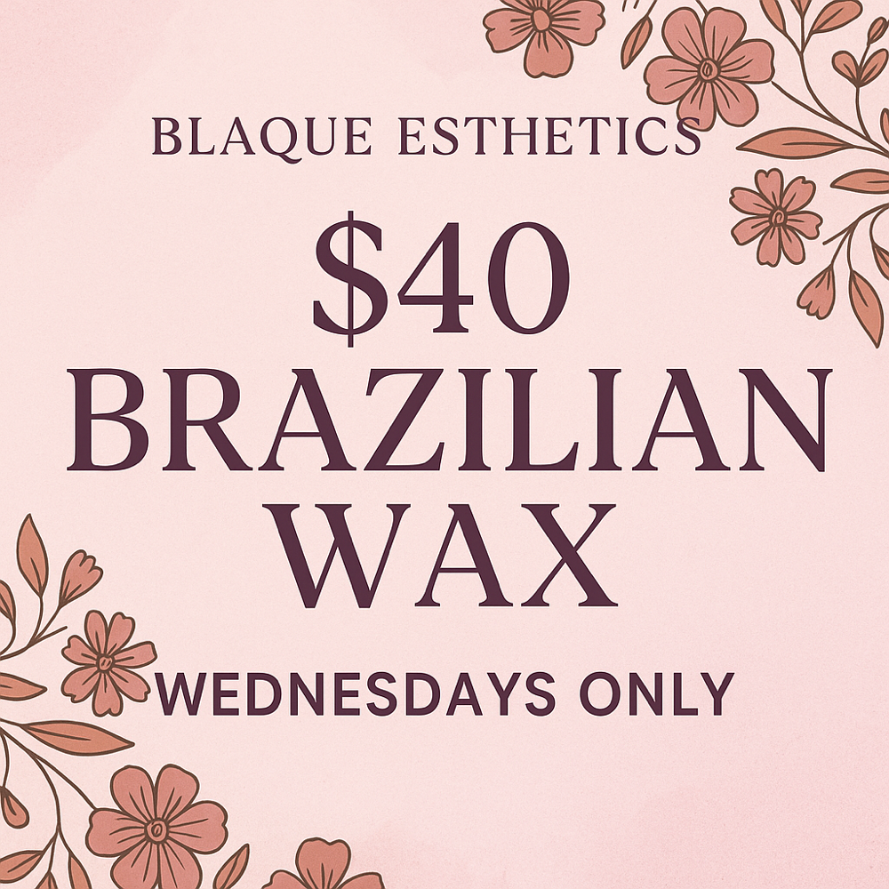 $40 Wax Special WEDNESDAY ONLY