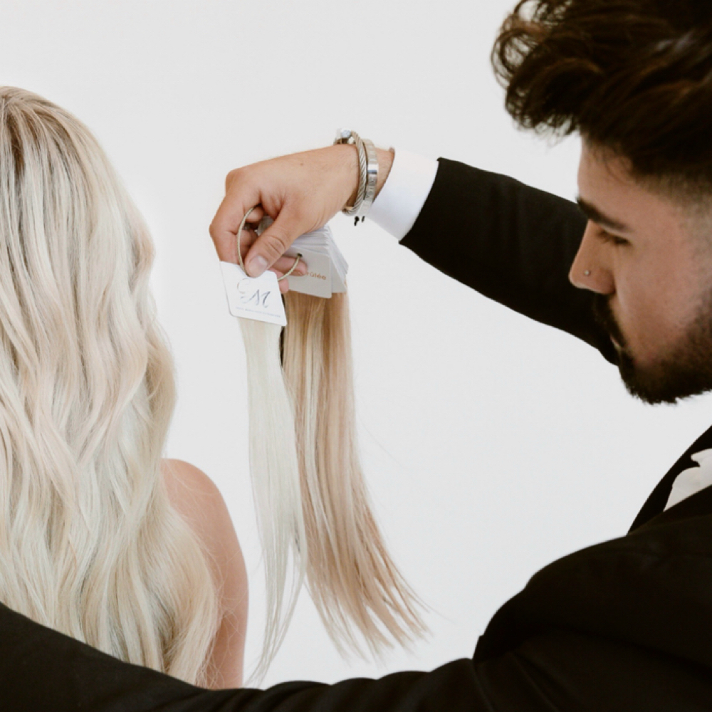 HAIR EXTENSION CONSULTATION at Ferchi Valentin in Firestone, CO