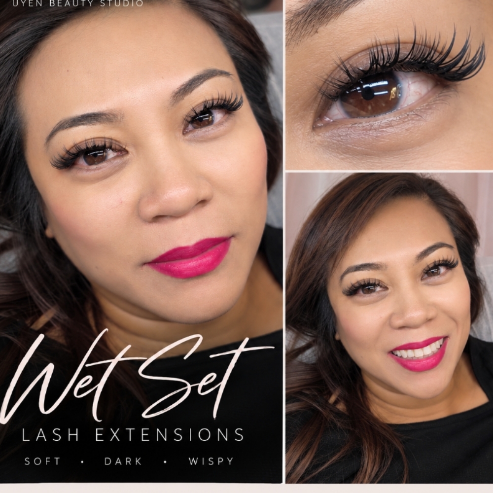 Designed Wet Set(popular) at LASHME Uyen Beauty Studio in San Diego, CA