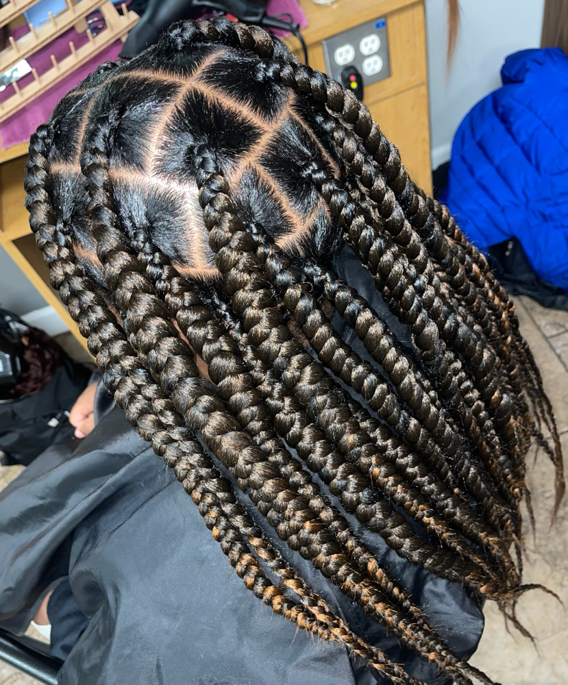 Jumbo Knotless Braids at Eryka’s Hair Couture in Midlothian, IL