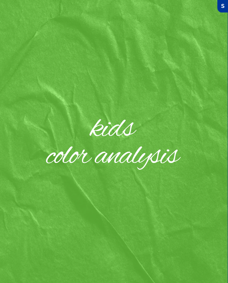 1:1 Kids Color Analysis