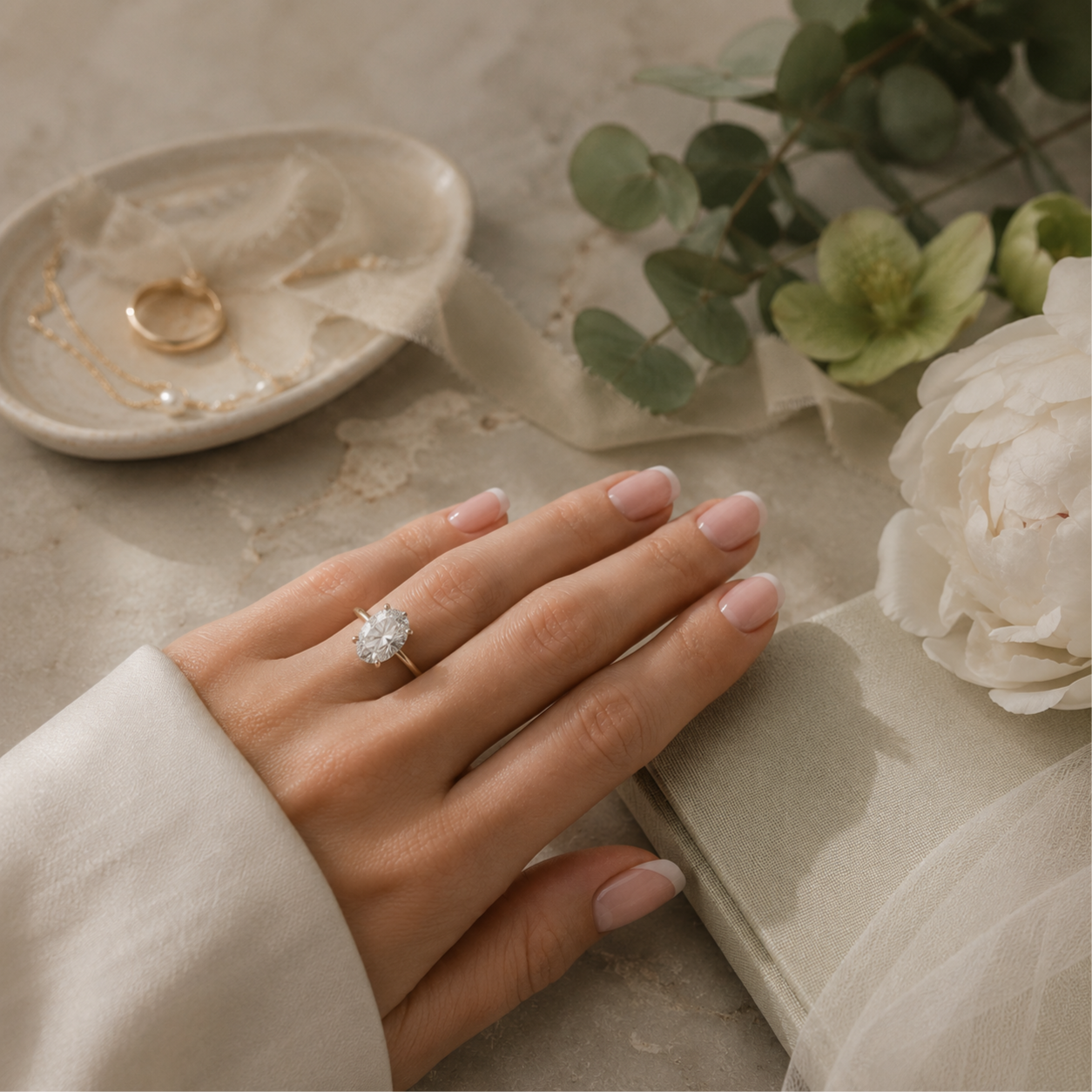 Wedding nails at Redakcia in Tualatin, OR
