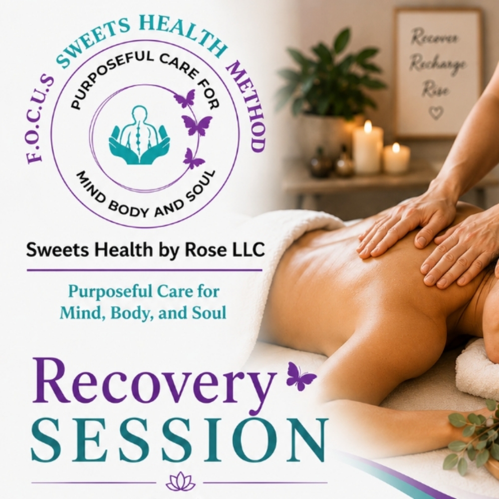 Recovery Session (Sports massage) at Sweets Health By Rose LLC in Fort Worth, TX