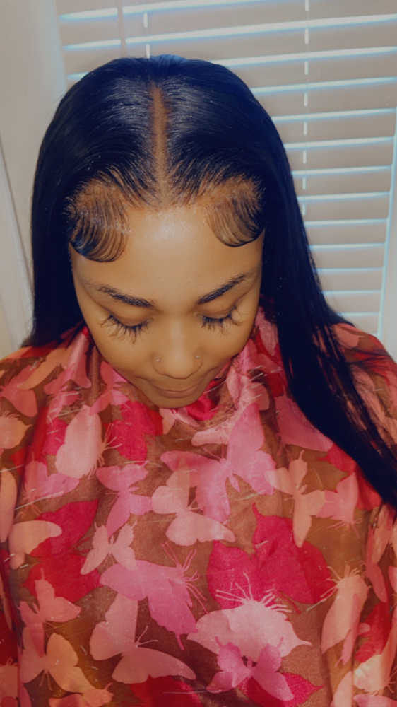 Frontal Wig Install/ Knots Bleached