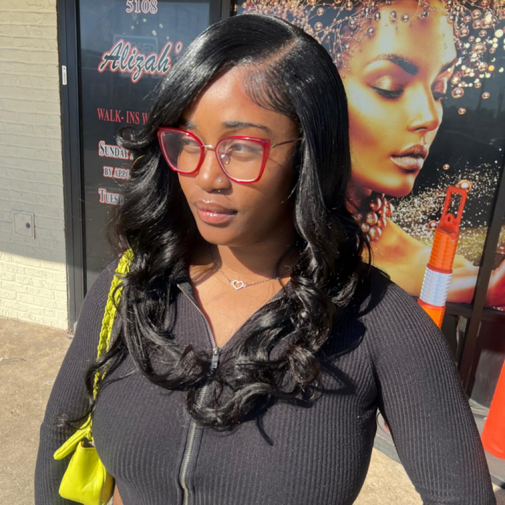 Sew install and curls at Alizah’s Hair Salon in Indianapolis, IN