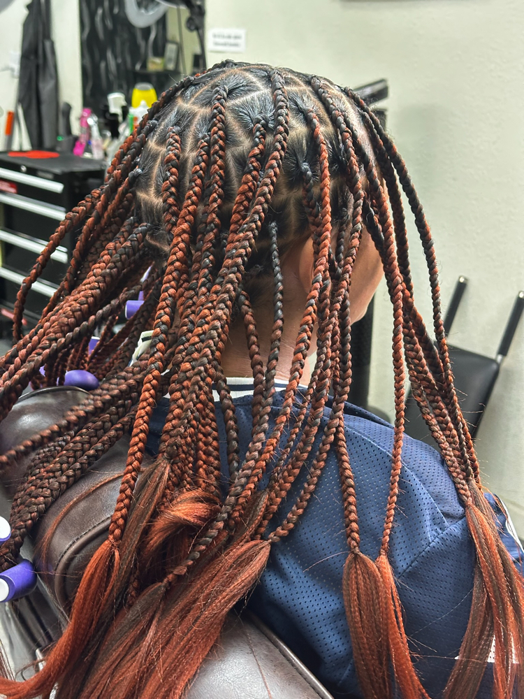 Smedium Box Braids - Add In Hair
