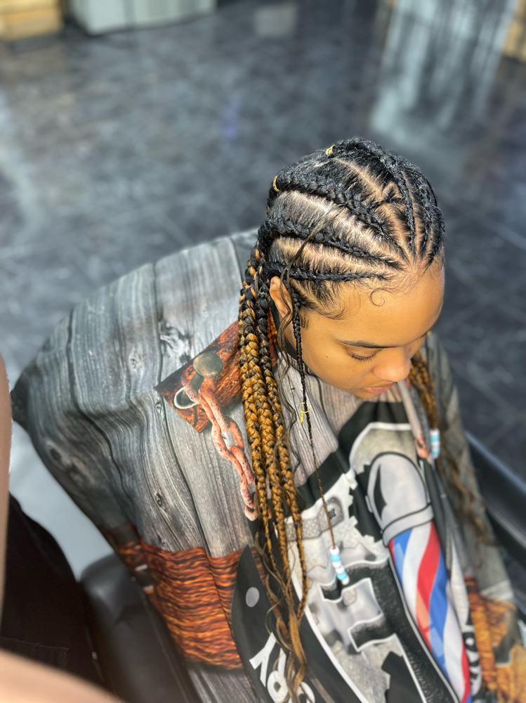 7-10 Feed-In Braids