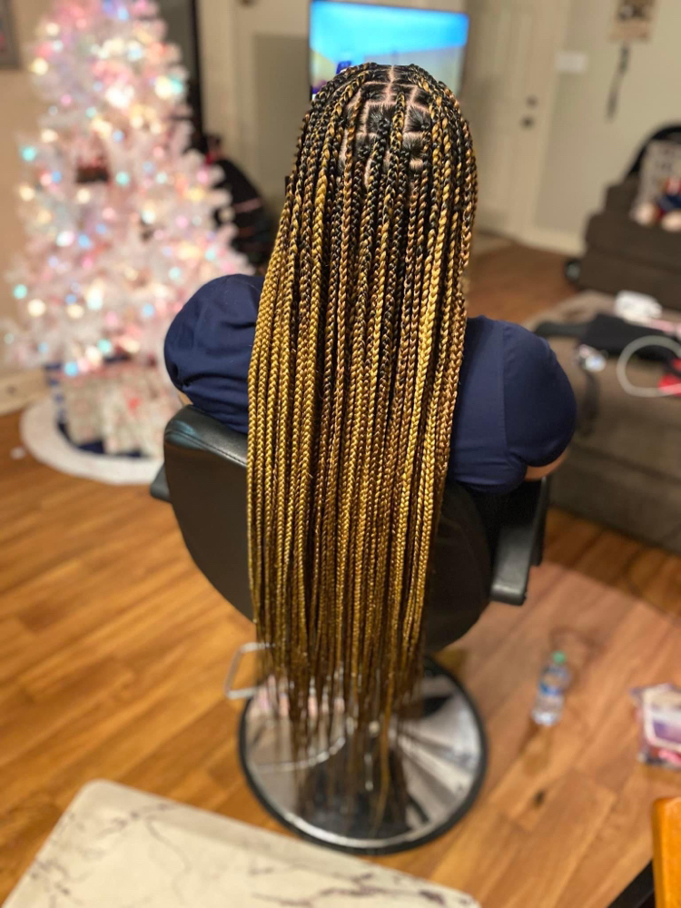 Butt Length Knotless