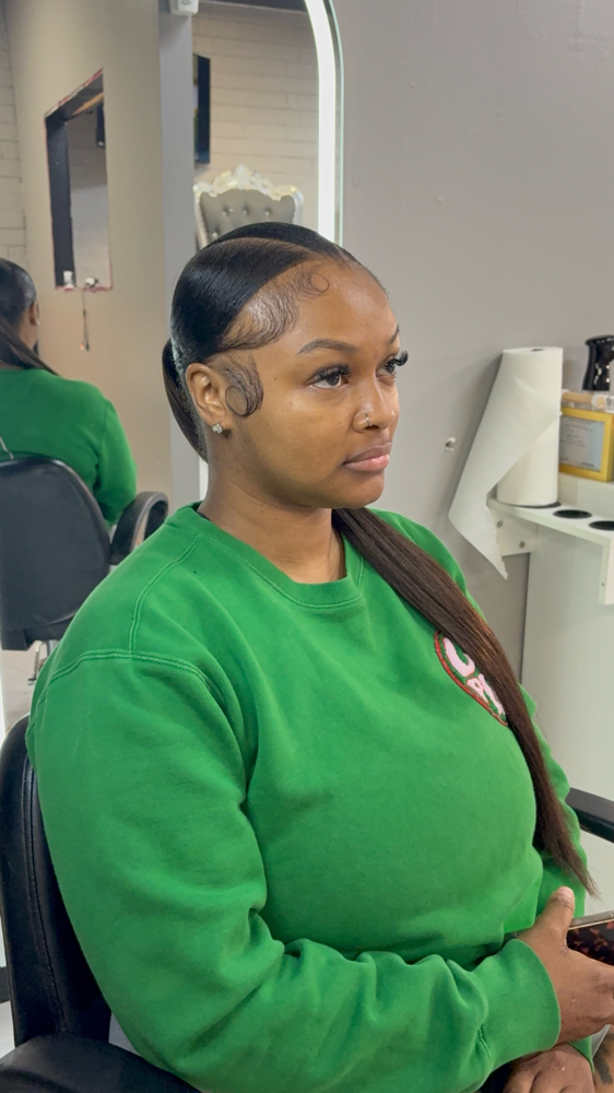 Sleek Ponytail at Nicolestylez in charlotte, NC