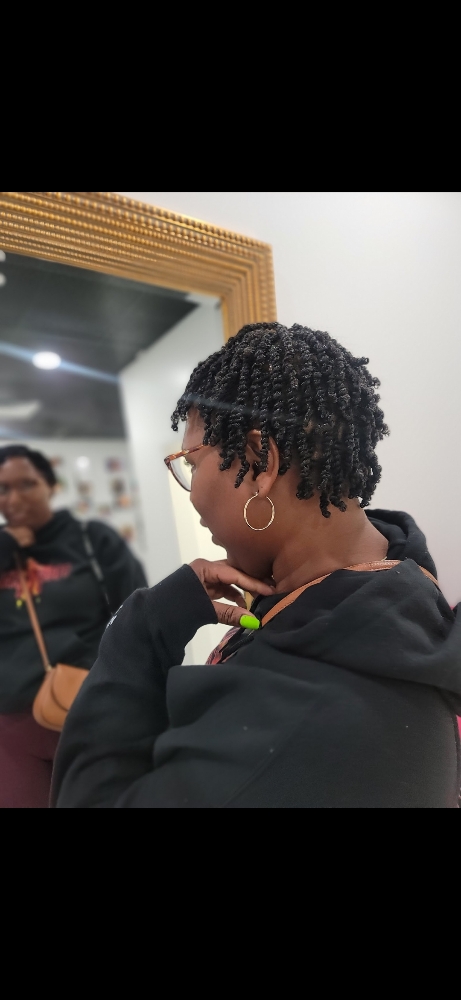 TWO STRAND TWIST-SHORT HAIR