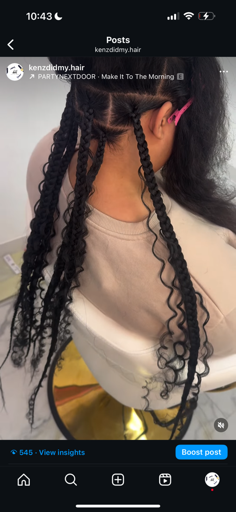 KNOTLESS ADD ON: BRAID LENGTH