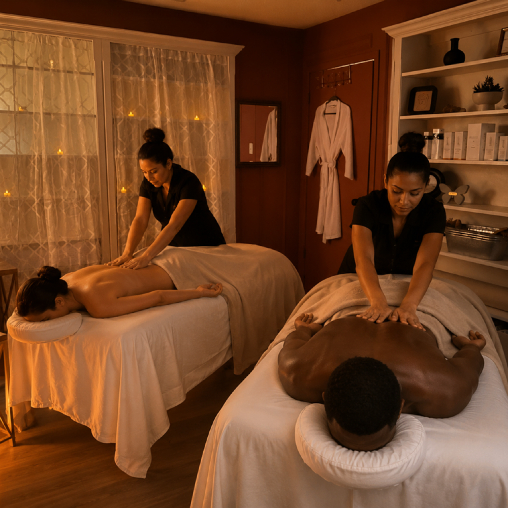 Couples Massage Experience at Angela's Alchemy in Terrell, TX