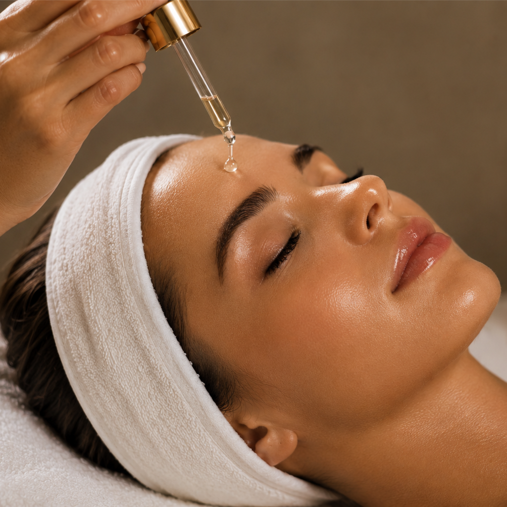 Basic facial cleansing at Evokingbeauty in Columbia, MD