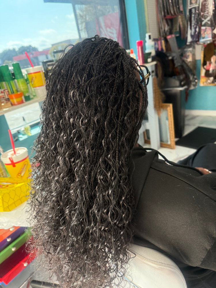 Small Bohemian Braids With Hair.