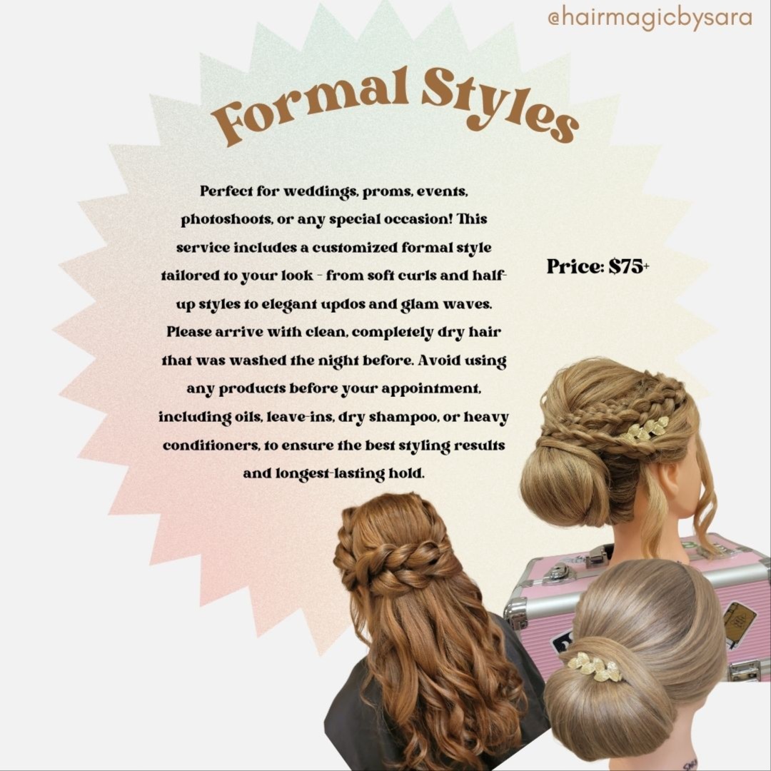 Formal Styles at Hair Magic by Sara in Spring Hill, FL