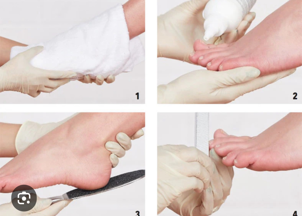 Waterless Pedicure