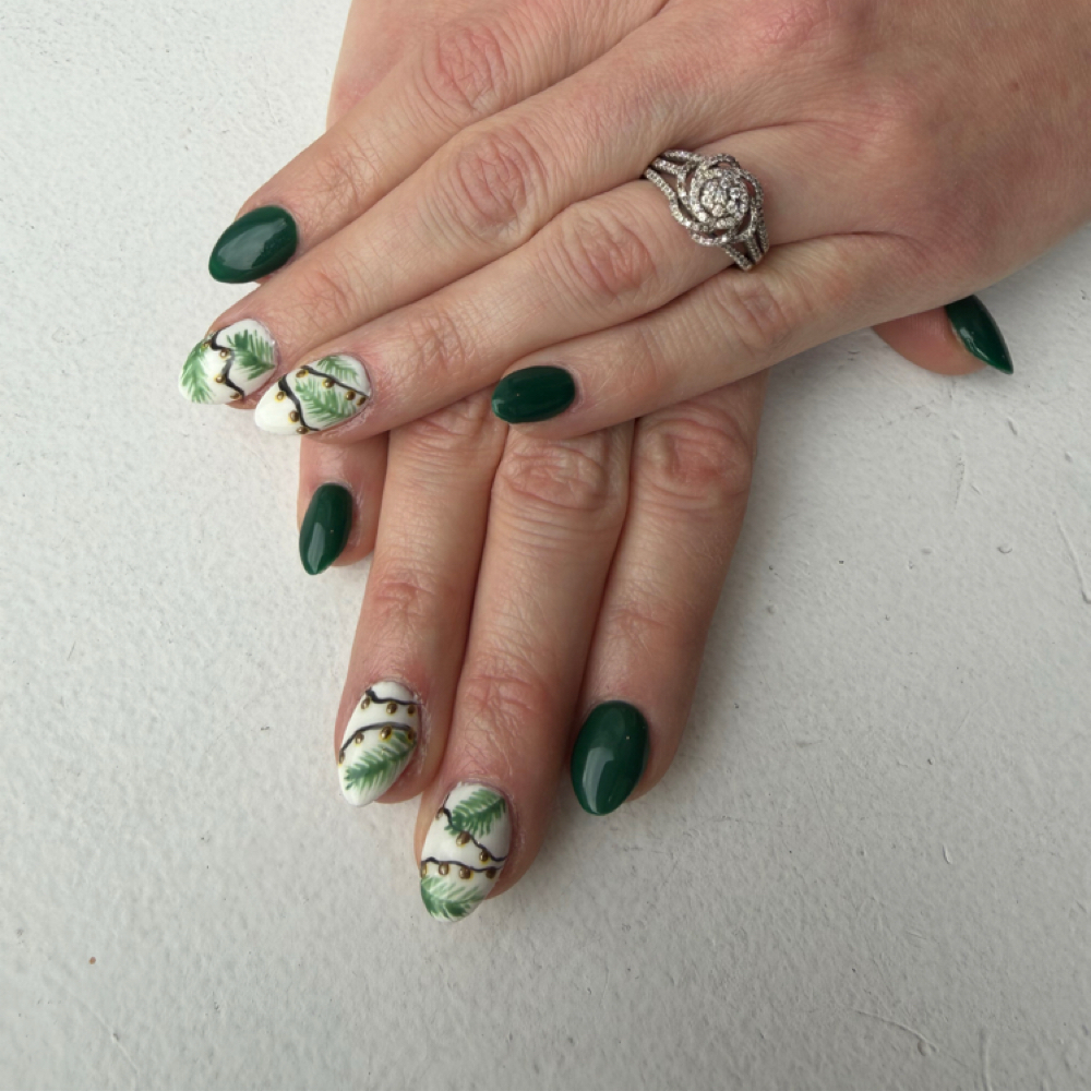 Acrylic short set at Soul Shine Nails in Marysville, OH