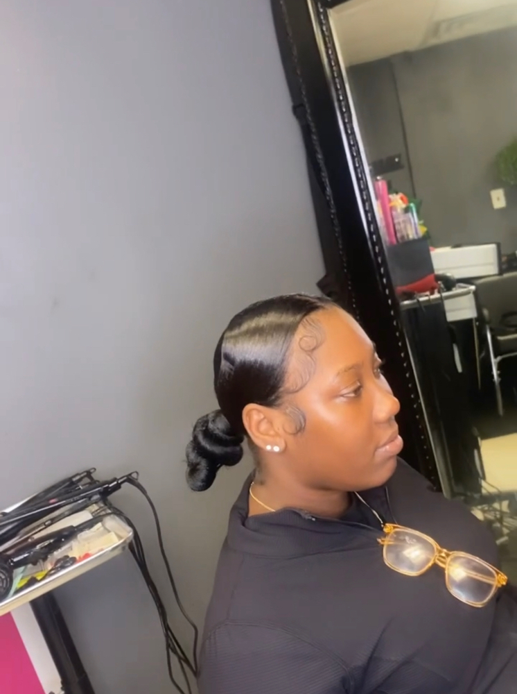 Low Knot Bun