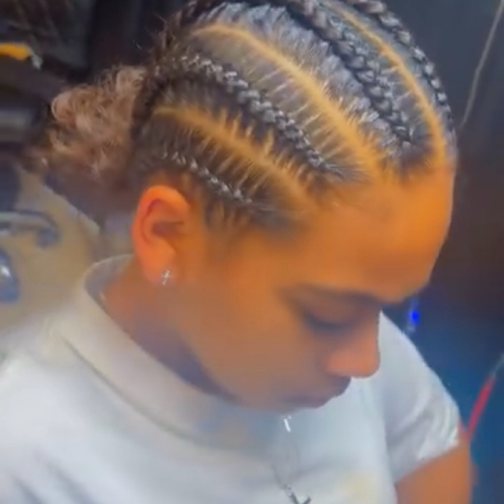 4-6 Feed In Braids at Chawni’s Beauty Studio in Humble, TX