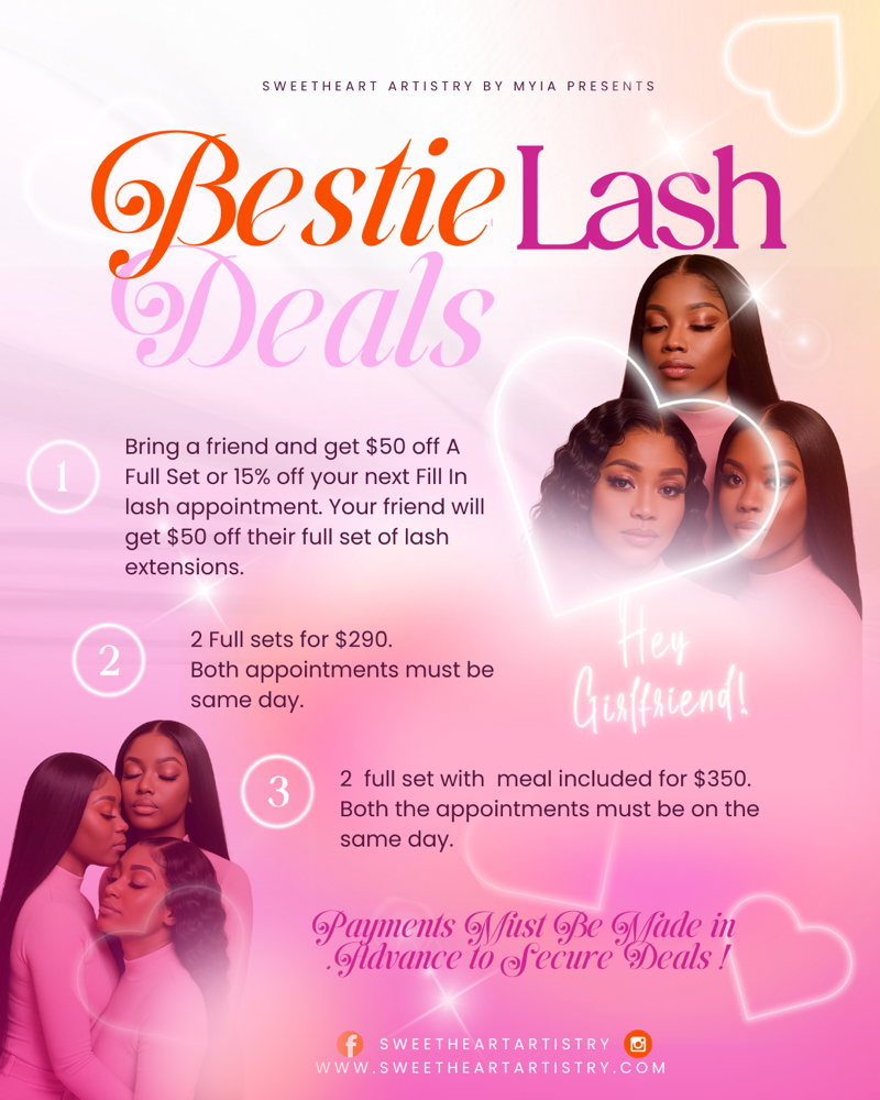 Bestie Lash Exstension Package