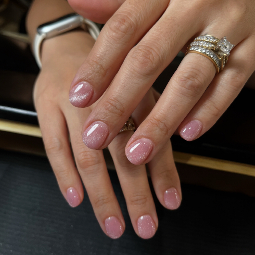 Structured Mani (Builder Gel) at The Vault in El Paso, TX