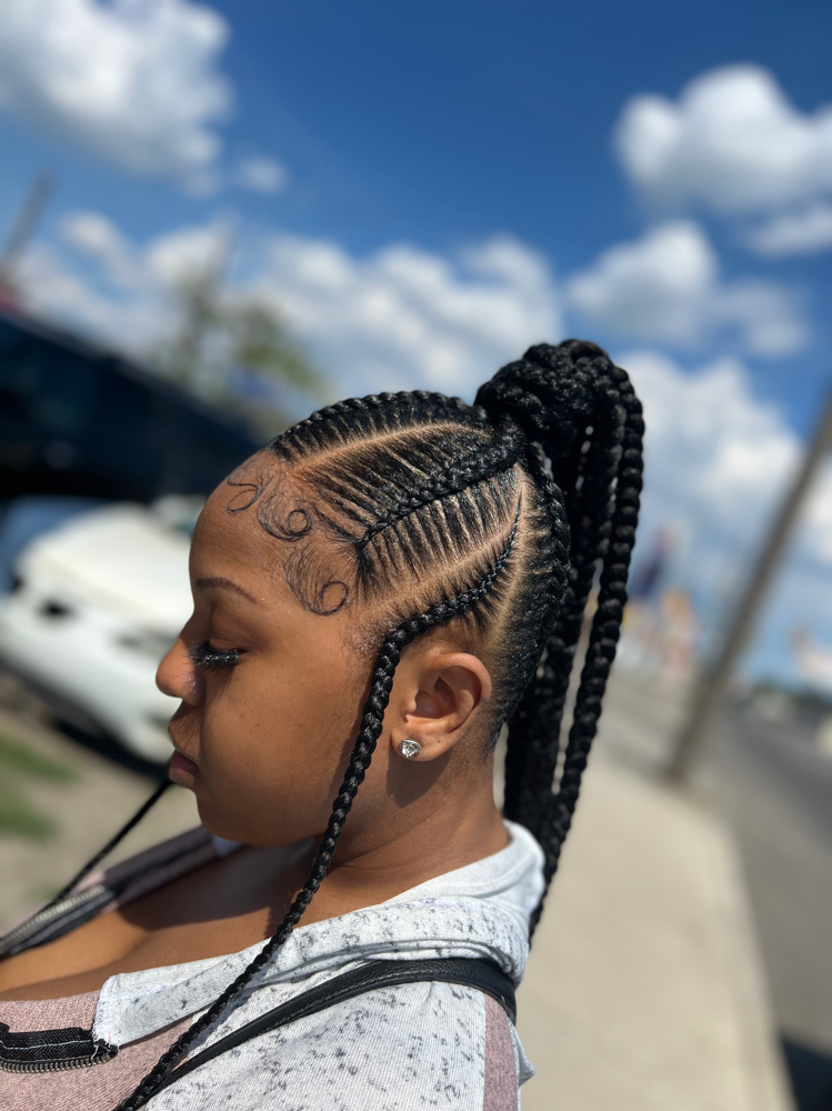 Large Braided Pony