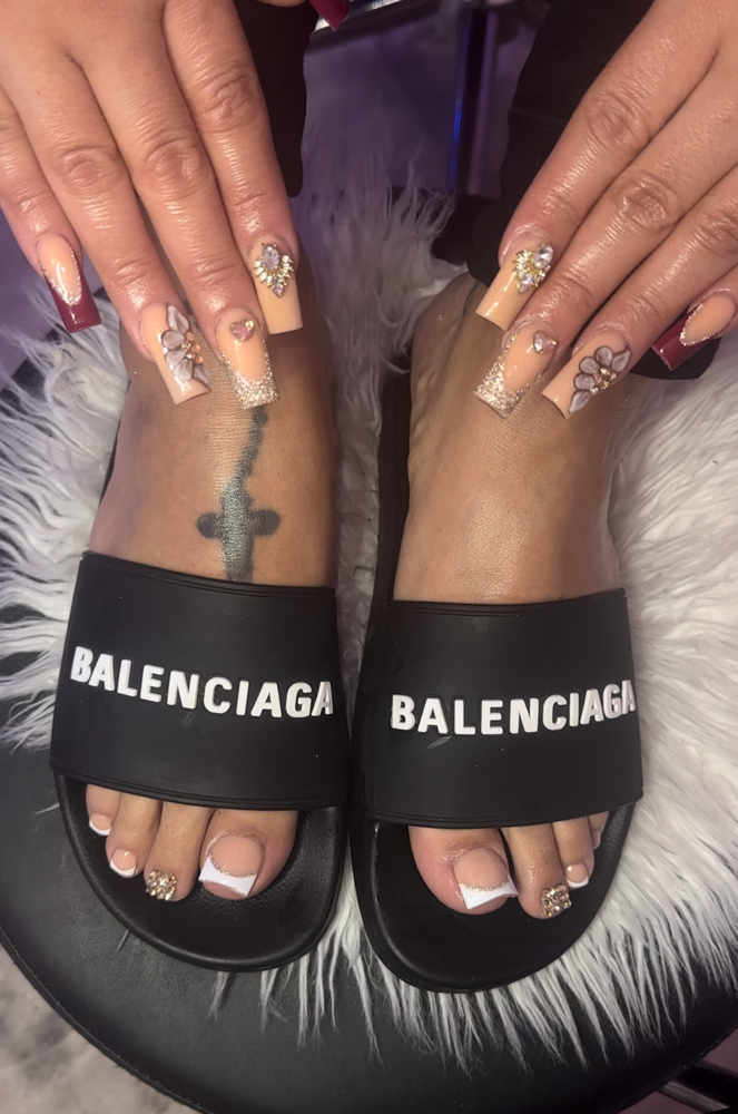 Medium Set & Acrylic Toes