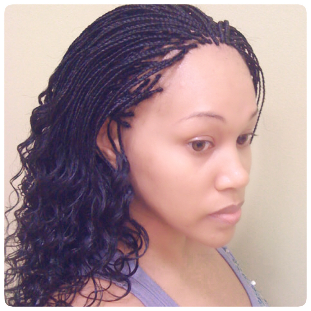 Micro Braids at Pretty Hair braiding in Morrow, GA