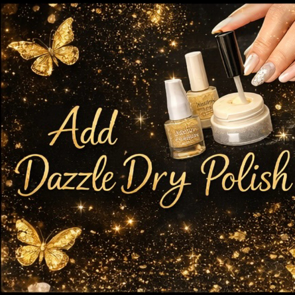 Add Dazzle Dry Polish at Nadines Nails in Amherst, NY