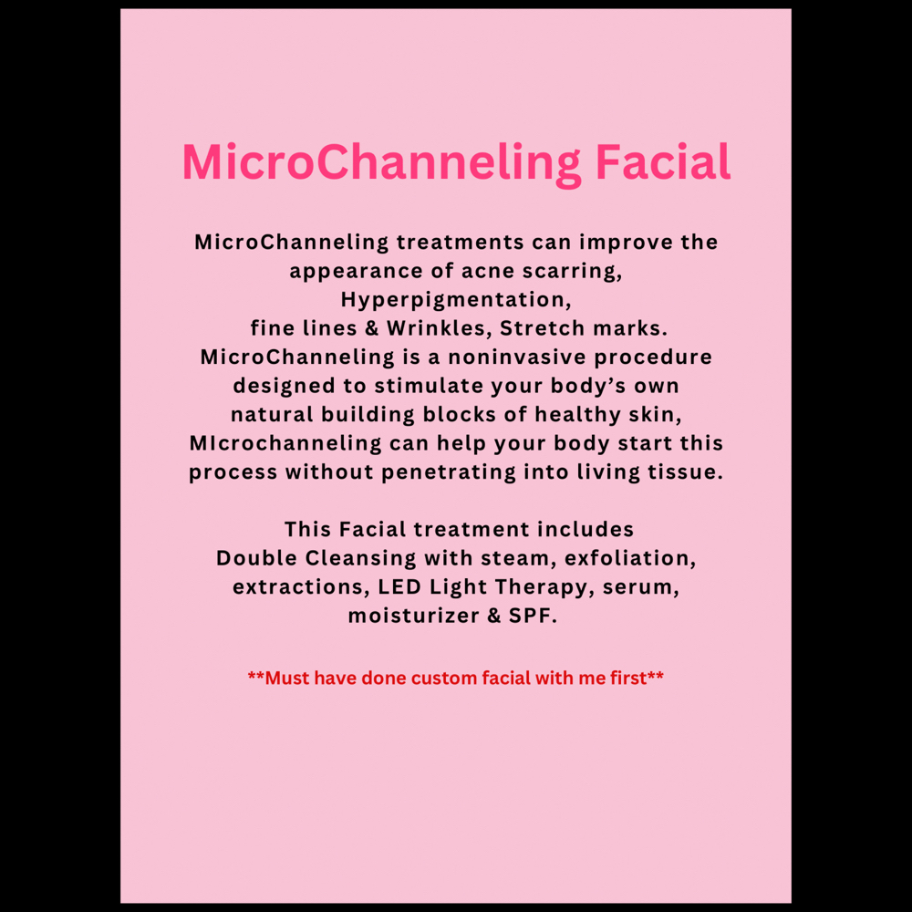 MicroChanneling Facial