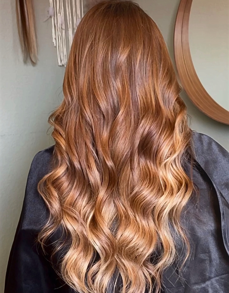 Hair color melting