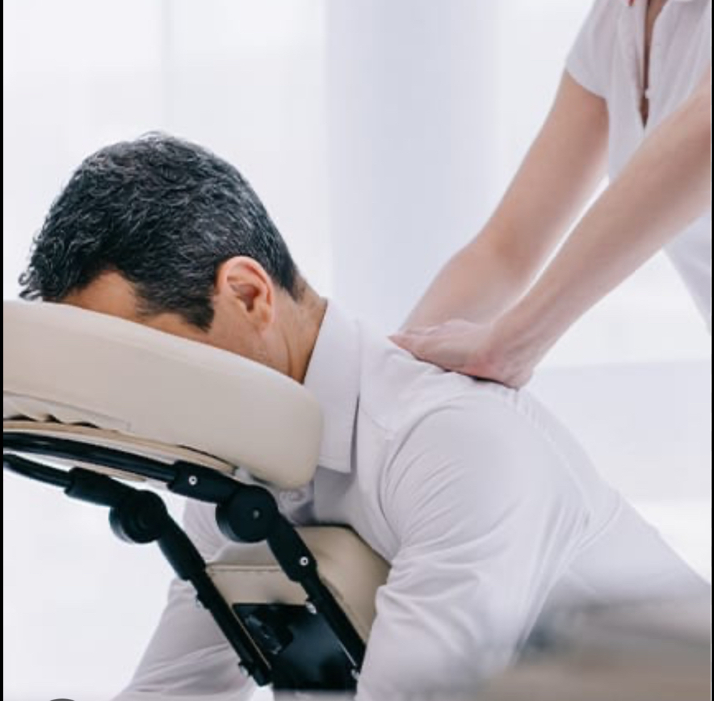 Seated Massage at Stacie Robinson, LMT at Thrive Body Spa in Caribou, ME