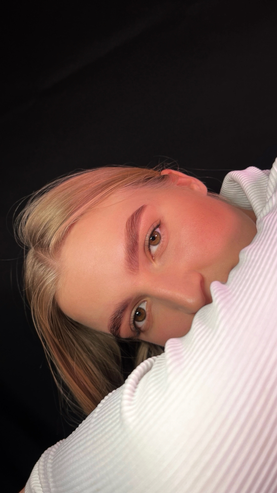 Brow Lamination (tinting + shaping) at Sandy Lashes&Brows in Gold River, CA