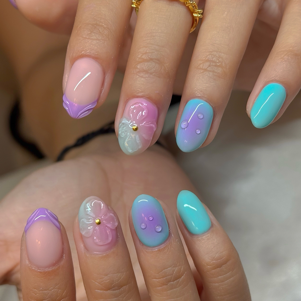 Structured Mani (Freestyle Design)