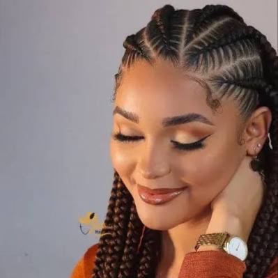 Stitch Braids (6-8 Braids) Mid Back at CLX Wellness Collective in Camp Springs, MD
