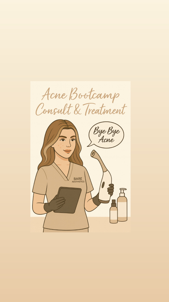 Acne Bootcamp Consult + Treatment at BARE AESTHETICS LA in Downey, CA